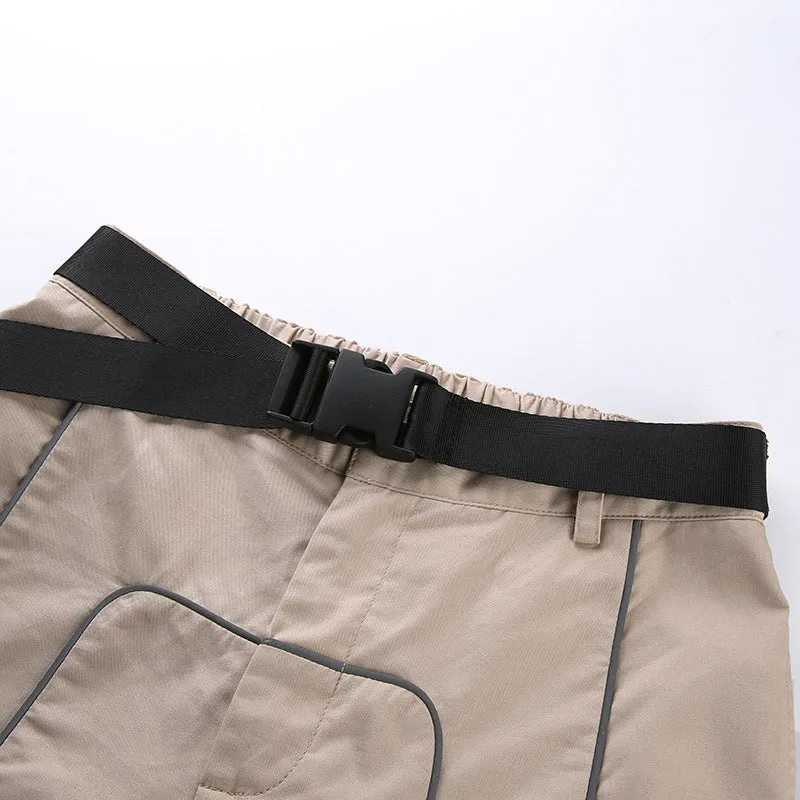 [ @julianna.mur] "HIGH WAIST REFLECTIVE" OVERALLS K050403REVIEW