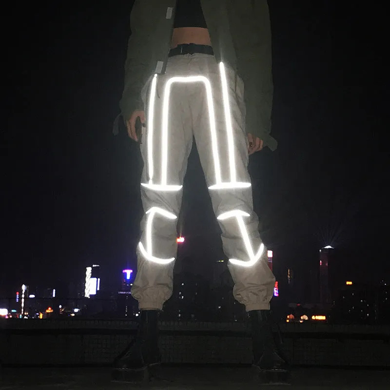 [ @julianna.mur] "HIGH WAIST REFLECTIVE" OVERALLS K050403REVIEW