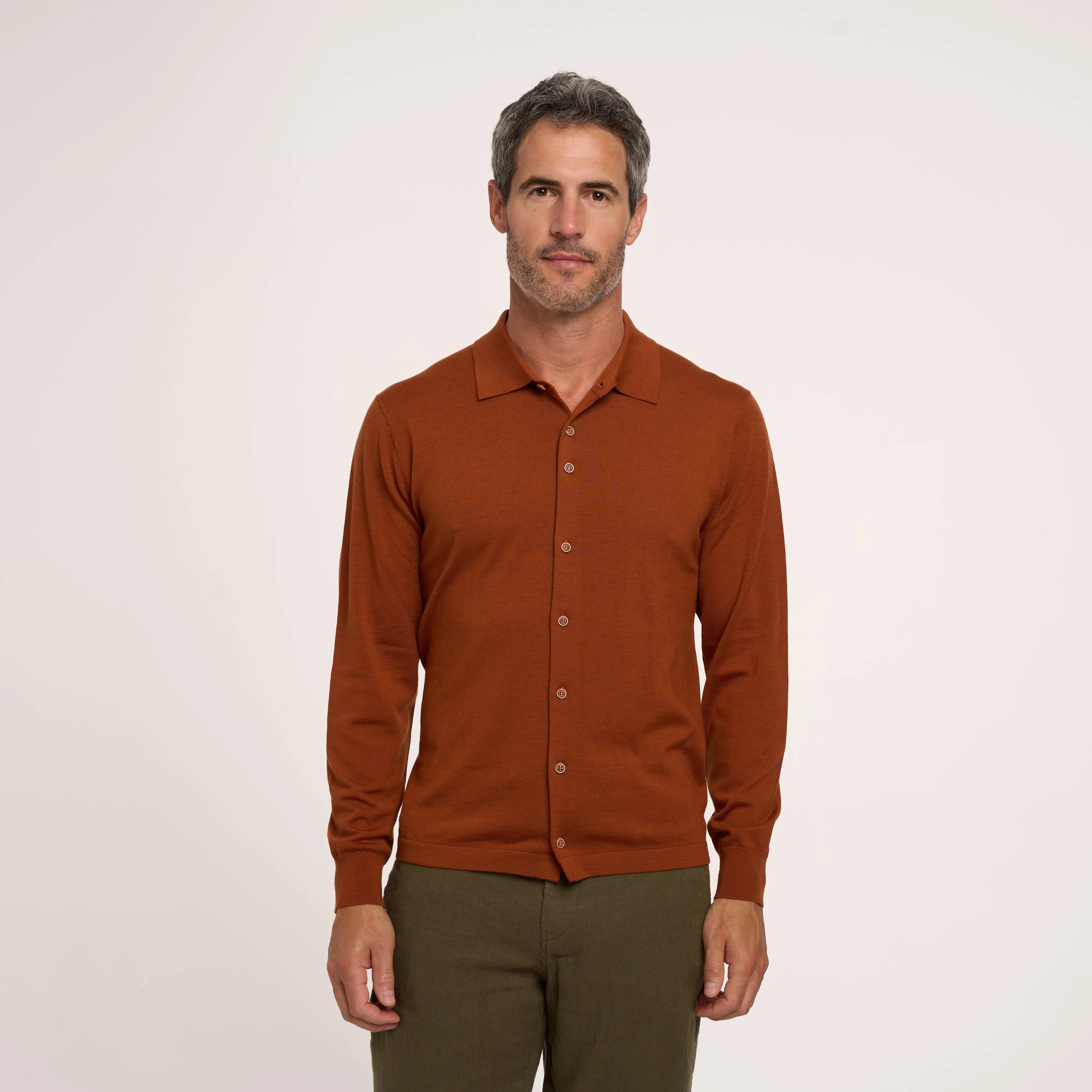 100% Merino wool knitshirt