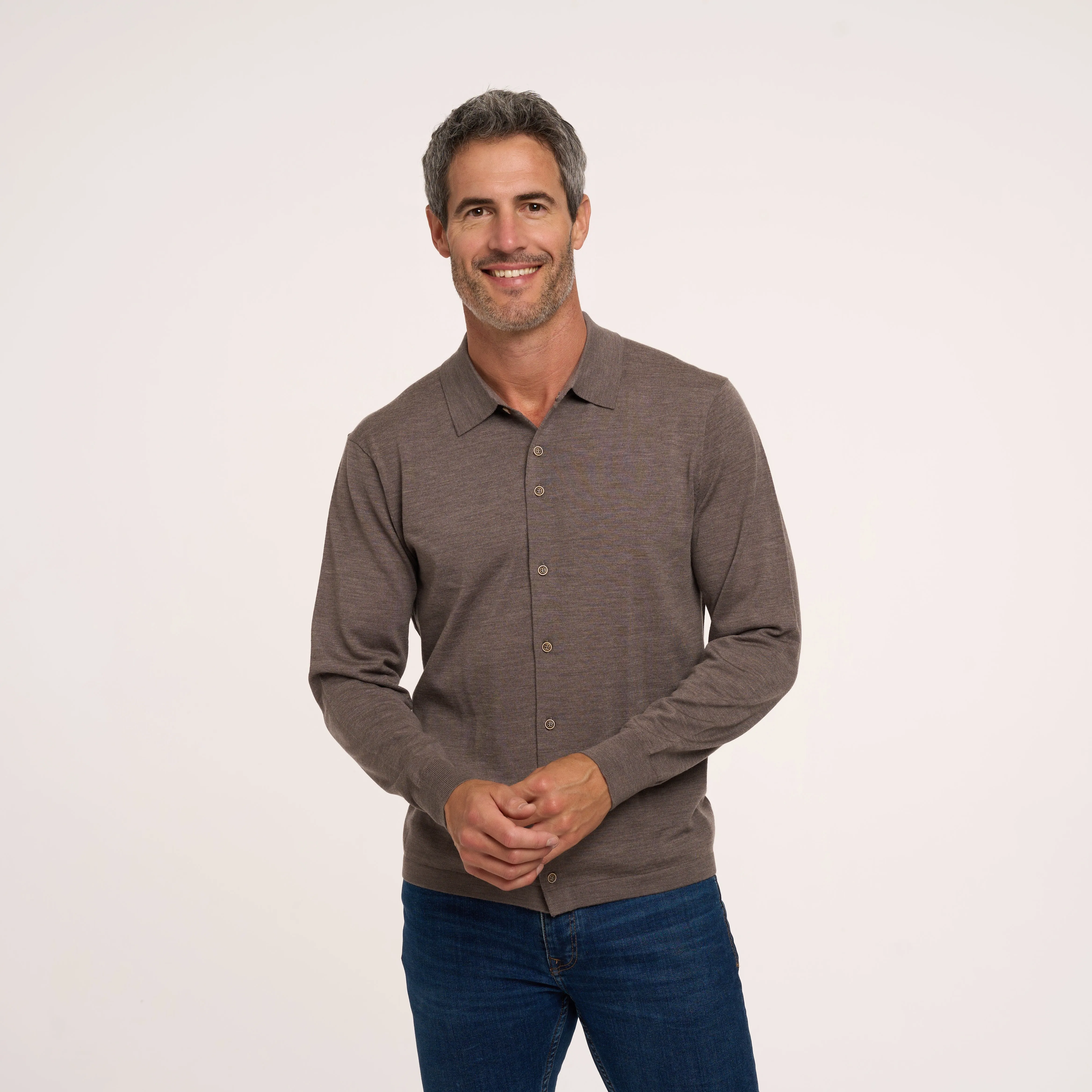100% Merino wool knitshirt