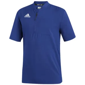 Adidas Under The Lights Short Sleeve 1/4 Zip Men's Cage Jacket - Royal