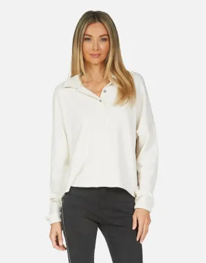 Alaric Polo Crop Pullover