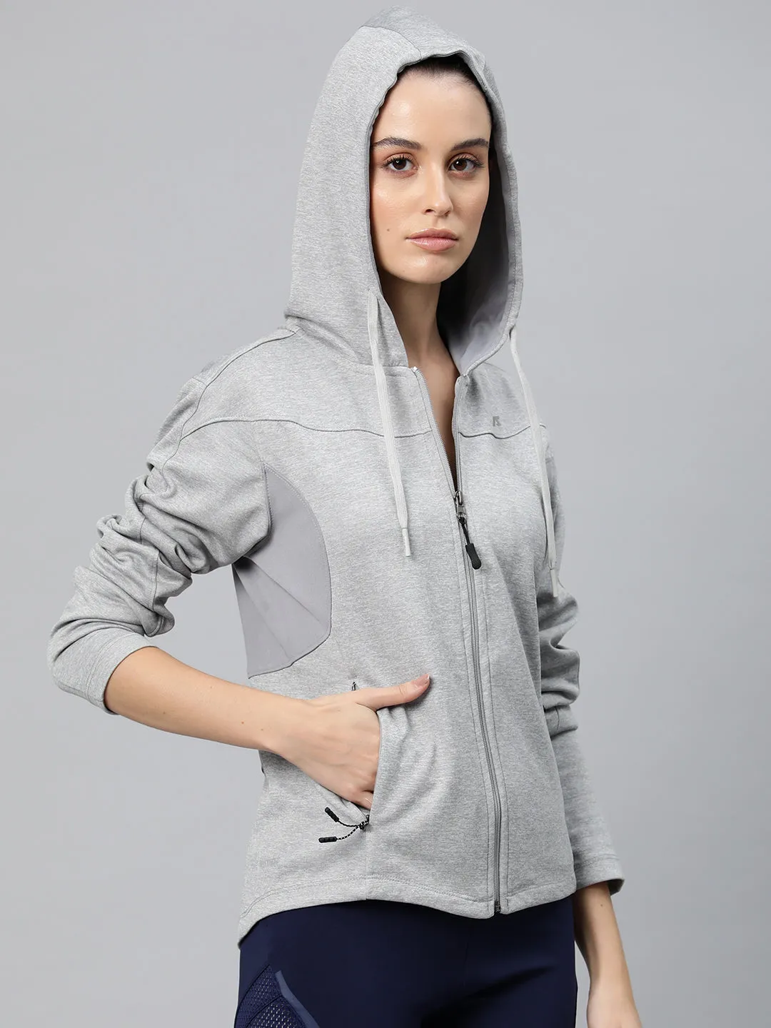 Alcis Women Solid Training or Gym Sporty Jacket