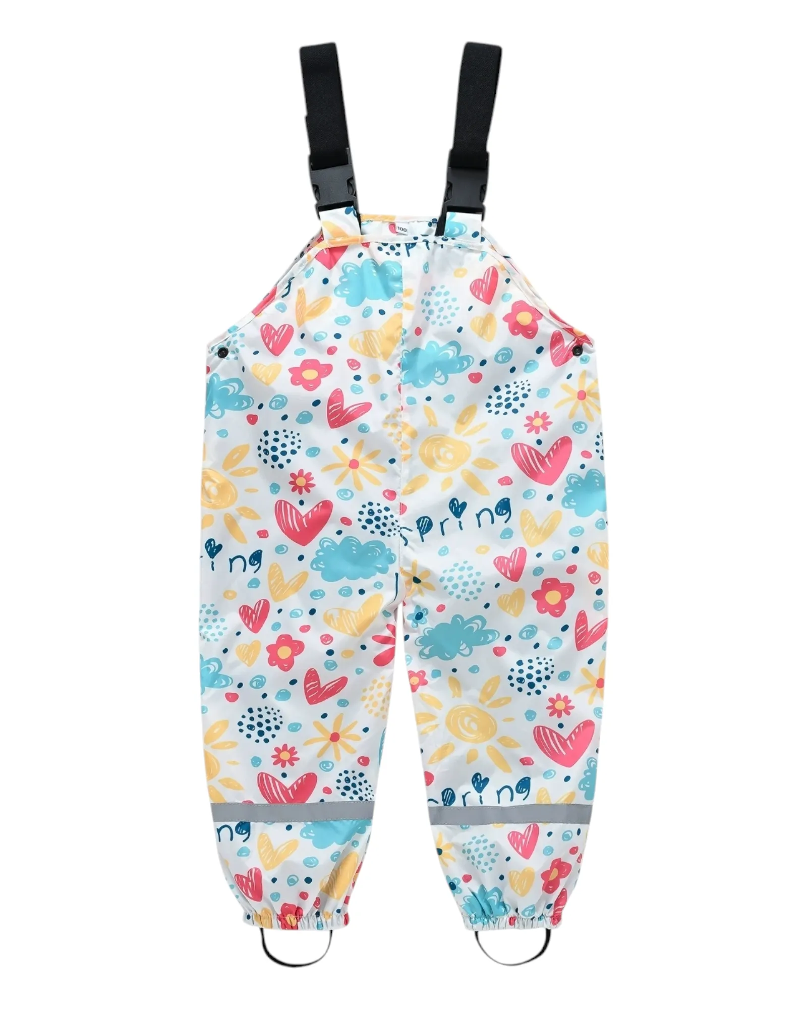 All Year Round Patterned Waterproof Kids Overalls