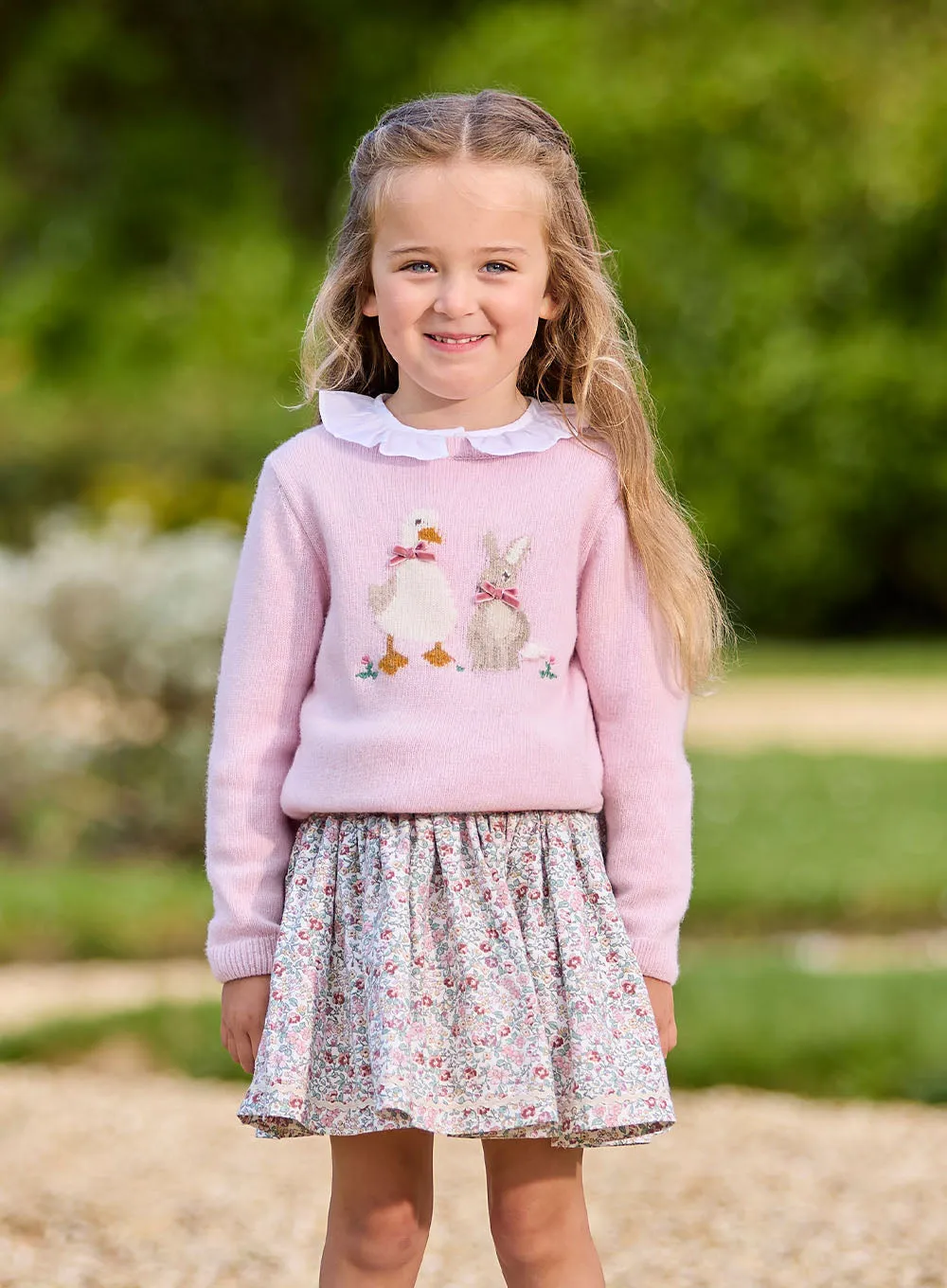 Arabella Floral Ric Rac Skirt