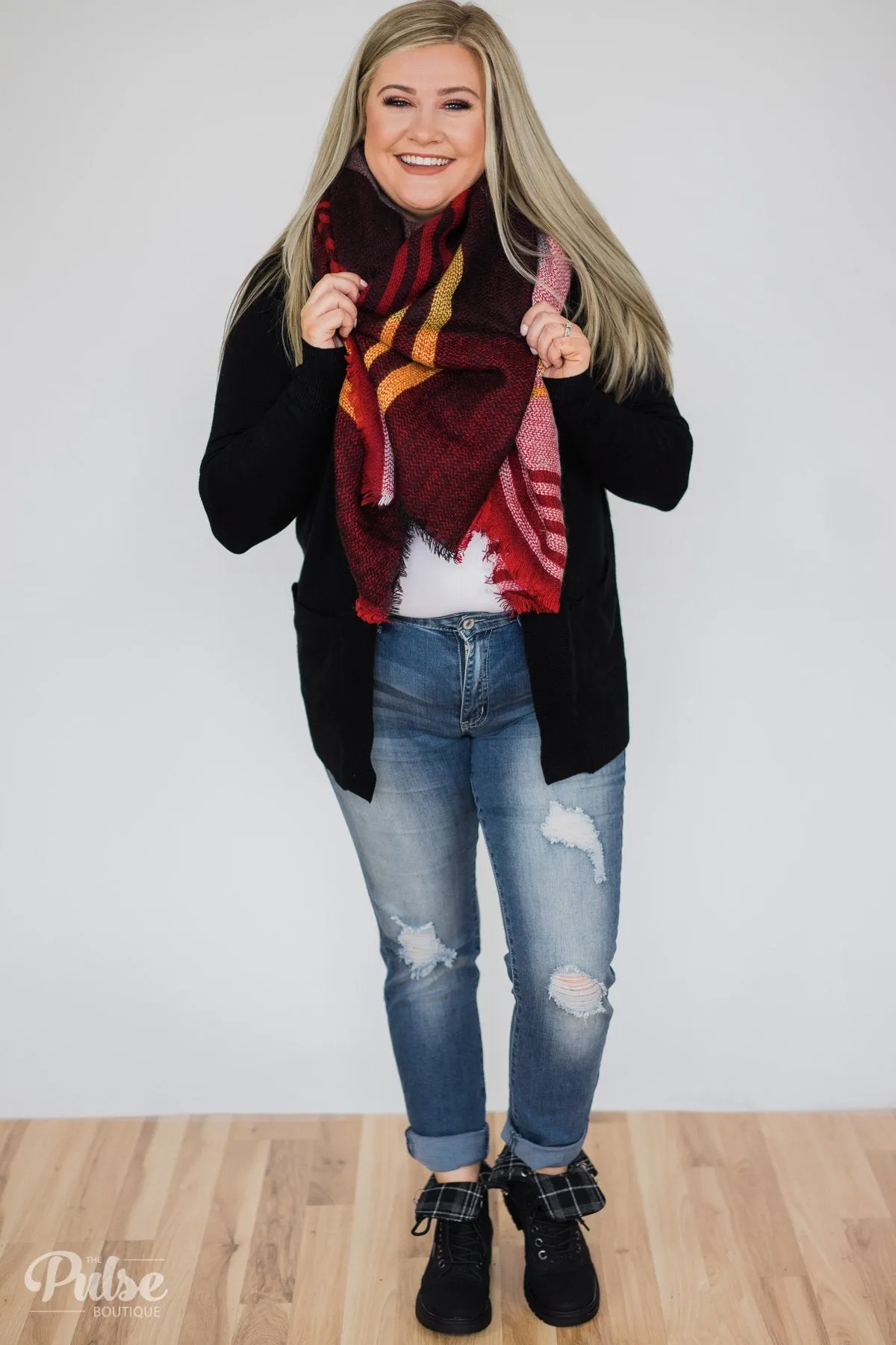 As Easy As Can Be Cardigan- Black