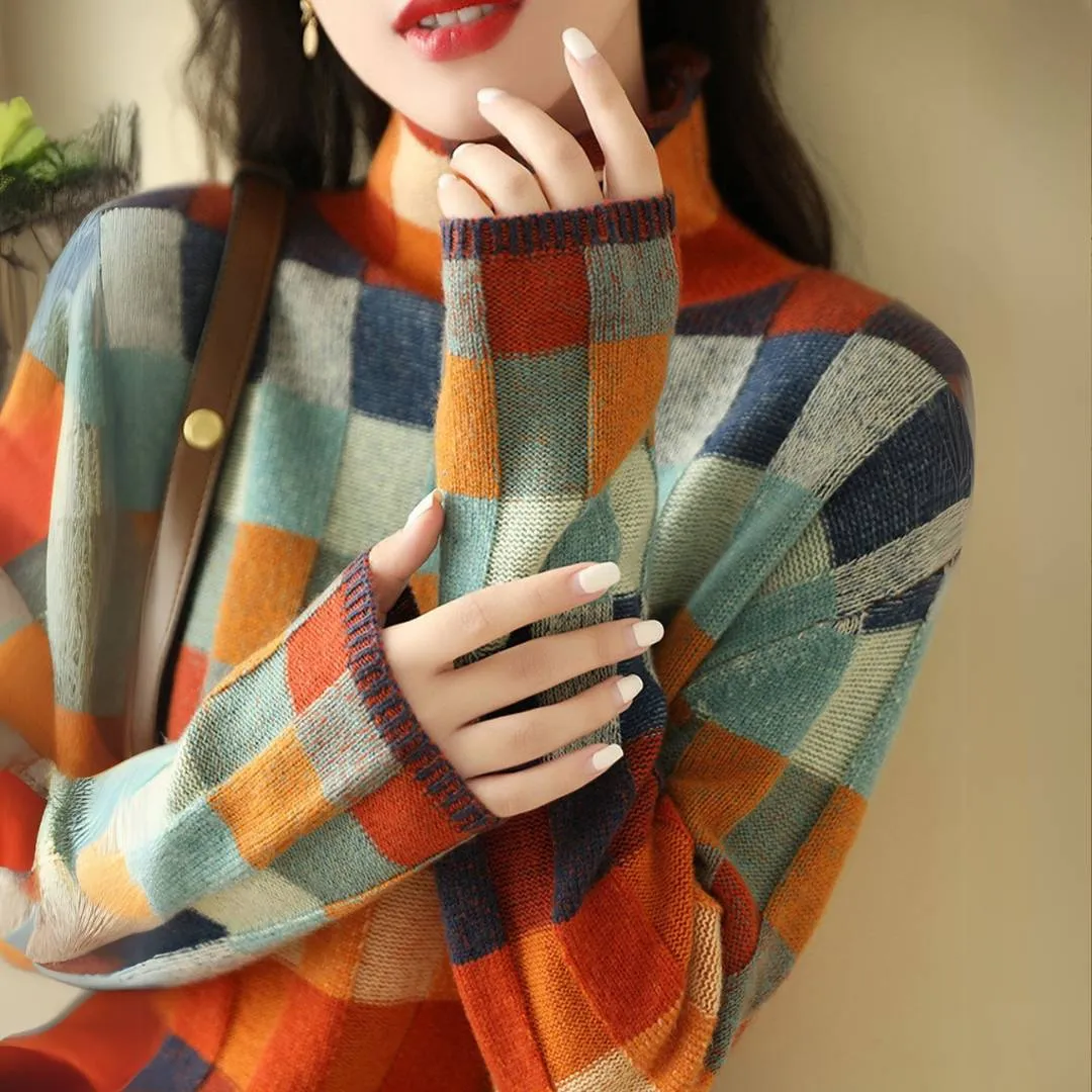 Avery™ | Loose Turtleneck Knit Sweater