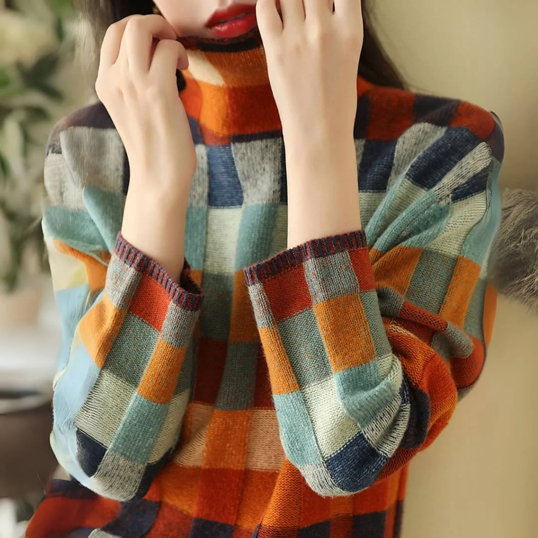 Avery™ | Loose Turtleneck Knit Sweater