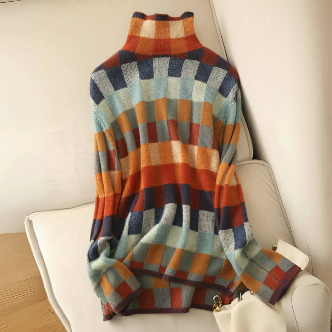 Avery™ | Loose Turtleneck Knit Sweater