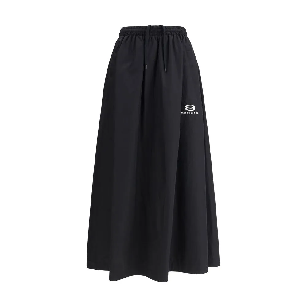 Balenciaga Wide long Skirt