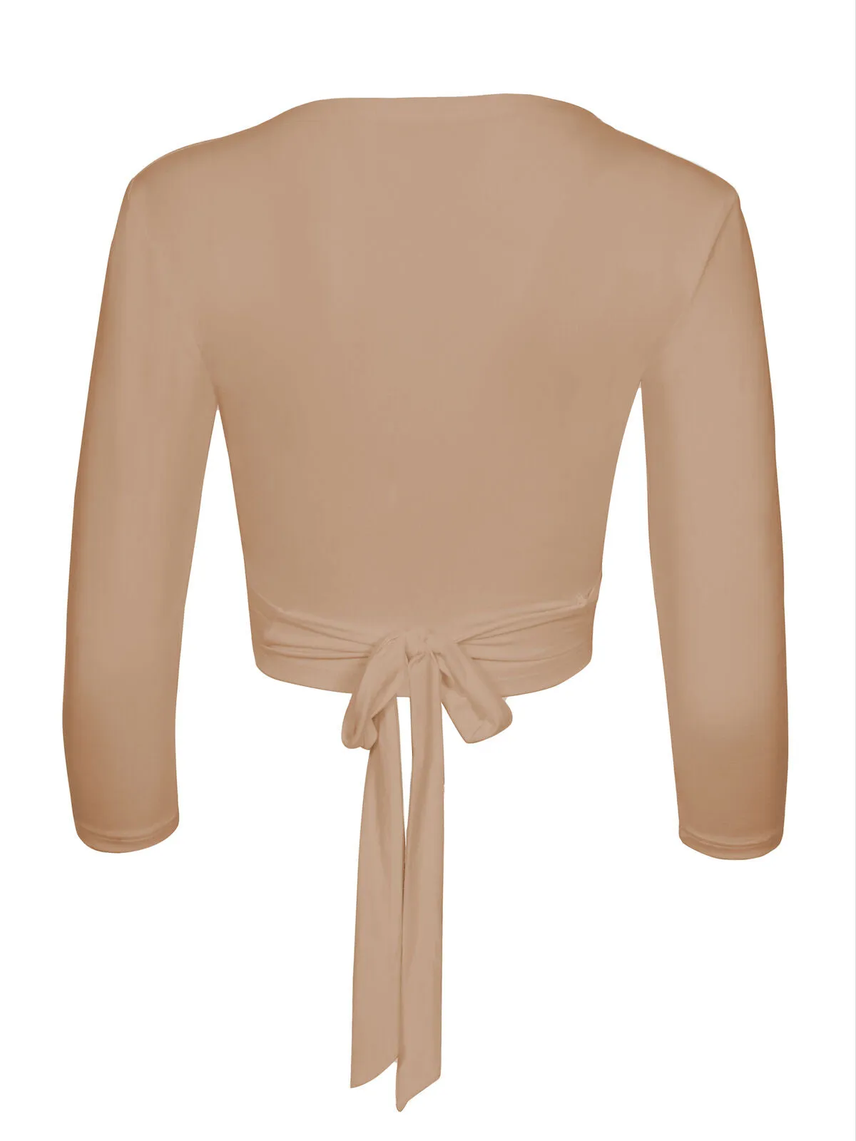 Bamboo Ballet Wrap Cardi - Caramel