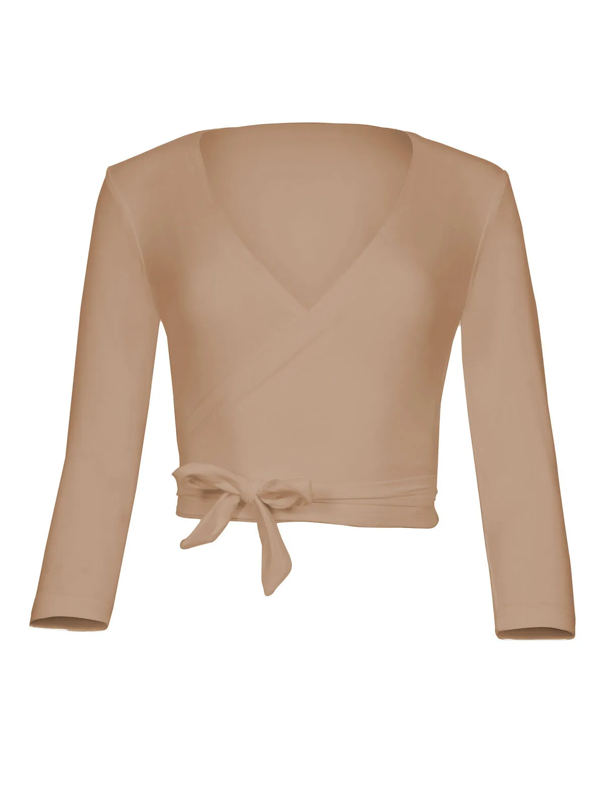 Bamboo Ballet Wrap Cardi - Caramel
