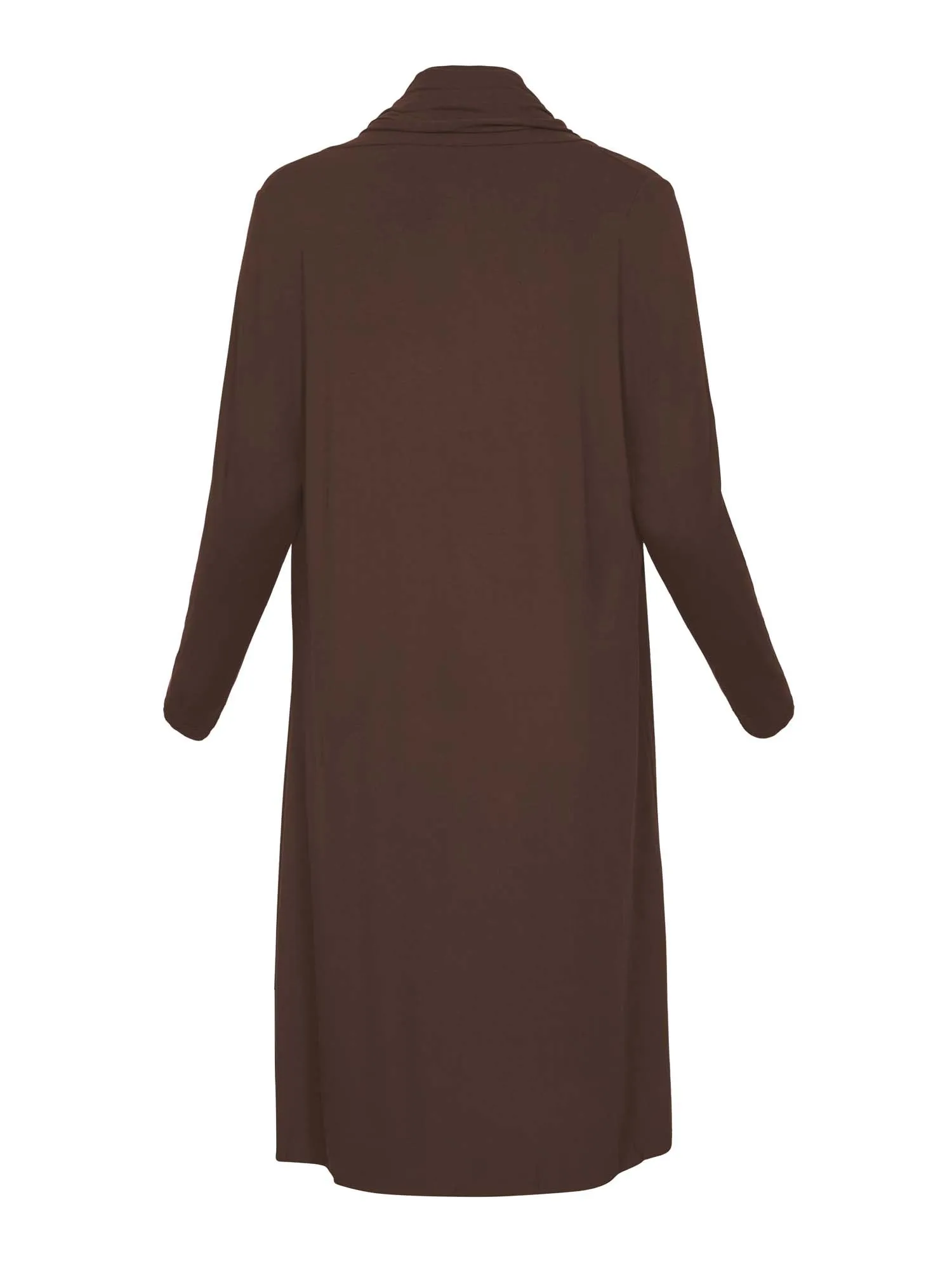 Bamboo Long Cardigan - Cocoa