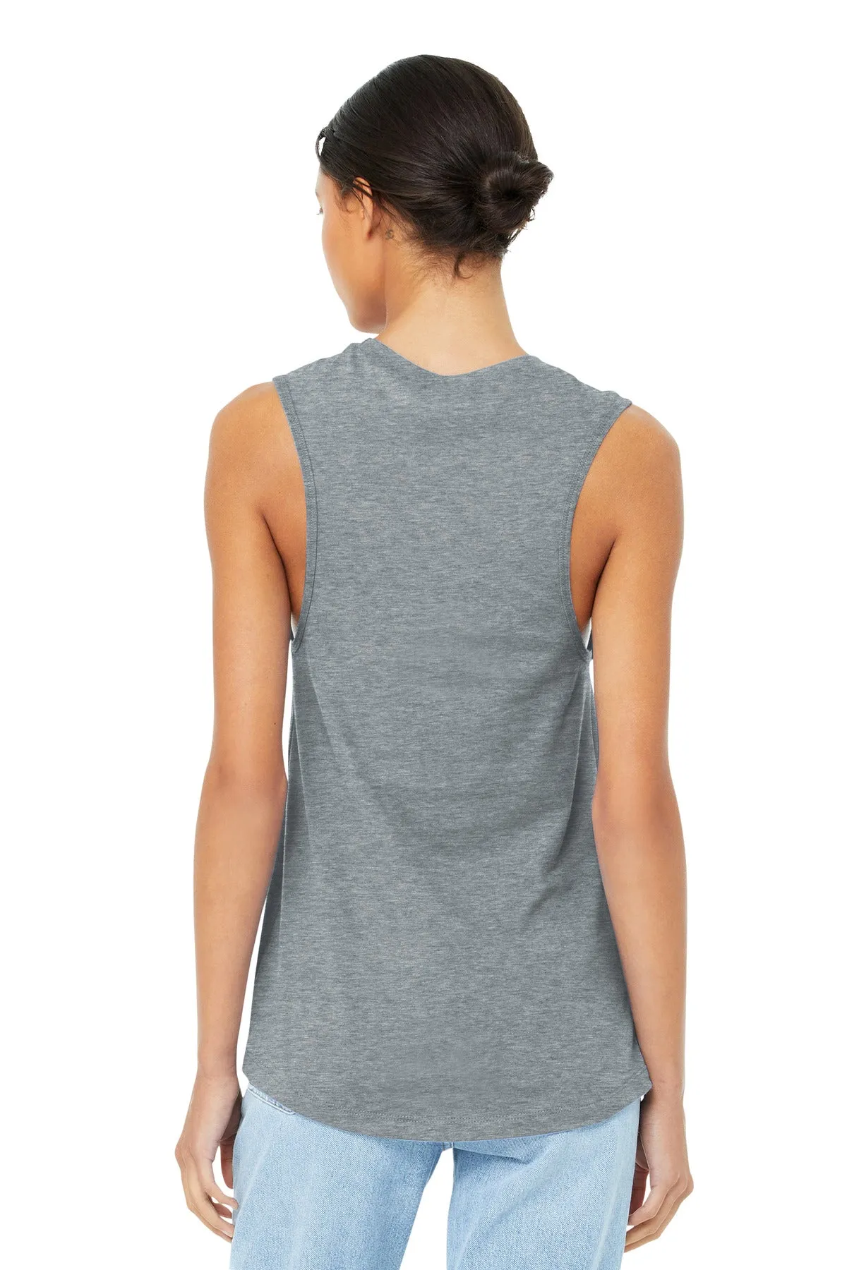 BELLA CANVAS  Women's Jersey Muscle Tank. BC6003 Athletic Heather