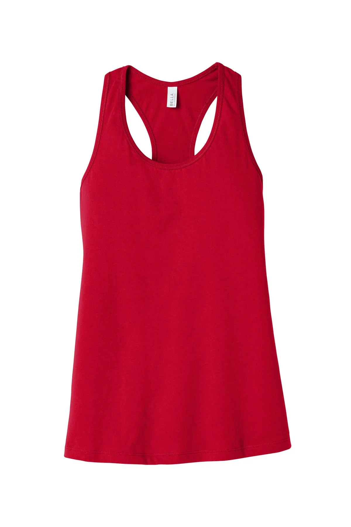 BELLA CANVAS  Women's Jersey Racerback Tank. BC6008 Red
