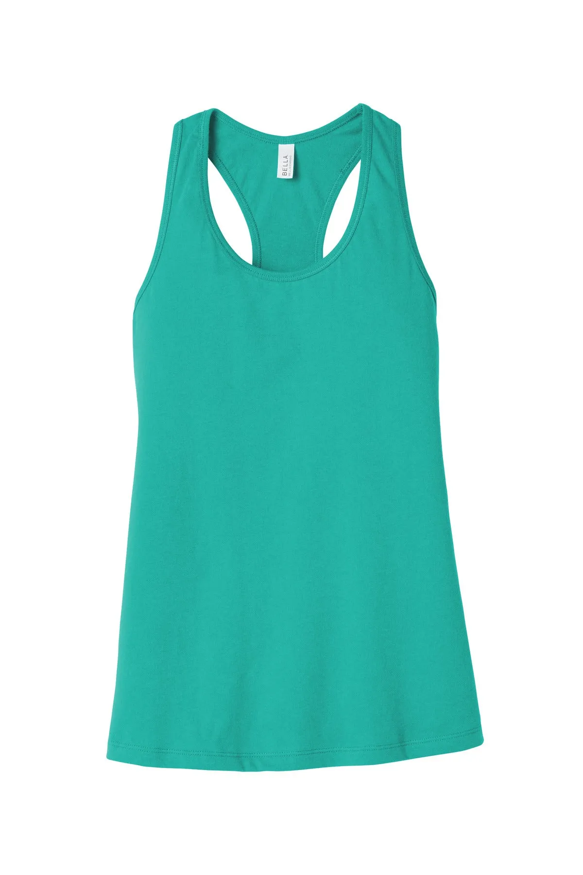 BELLA CANVAS  Women's Jersey Racerback Tank. BC6008 Teal