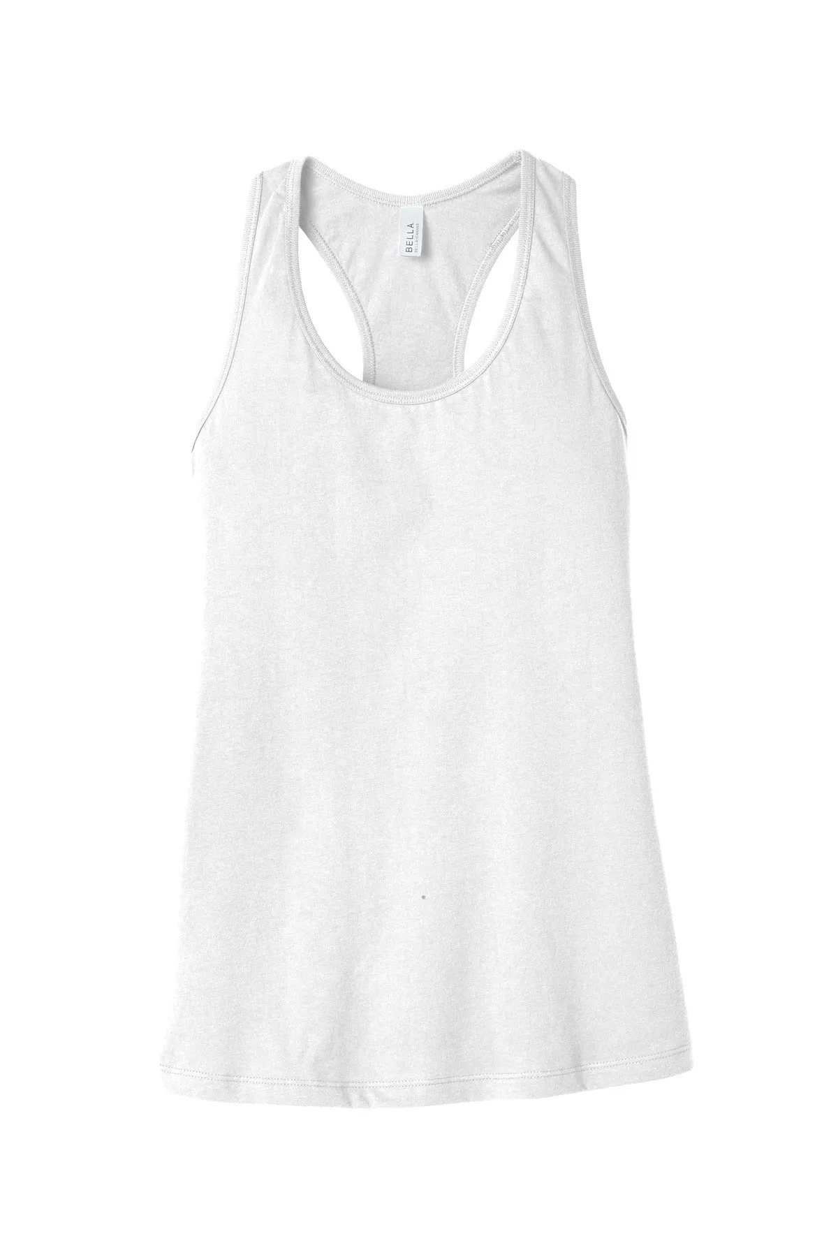 BELLA CANVAS  Women's Jersey Racerback Tank. BC6008 White