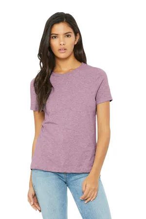 BELLA CANVAS Women's Relaxed CVC Tee BC6400CVC Heather Prism Lilac