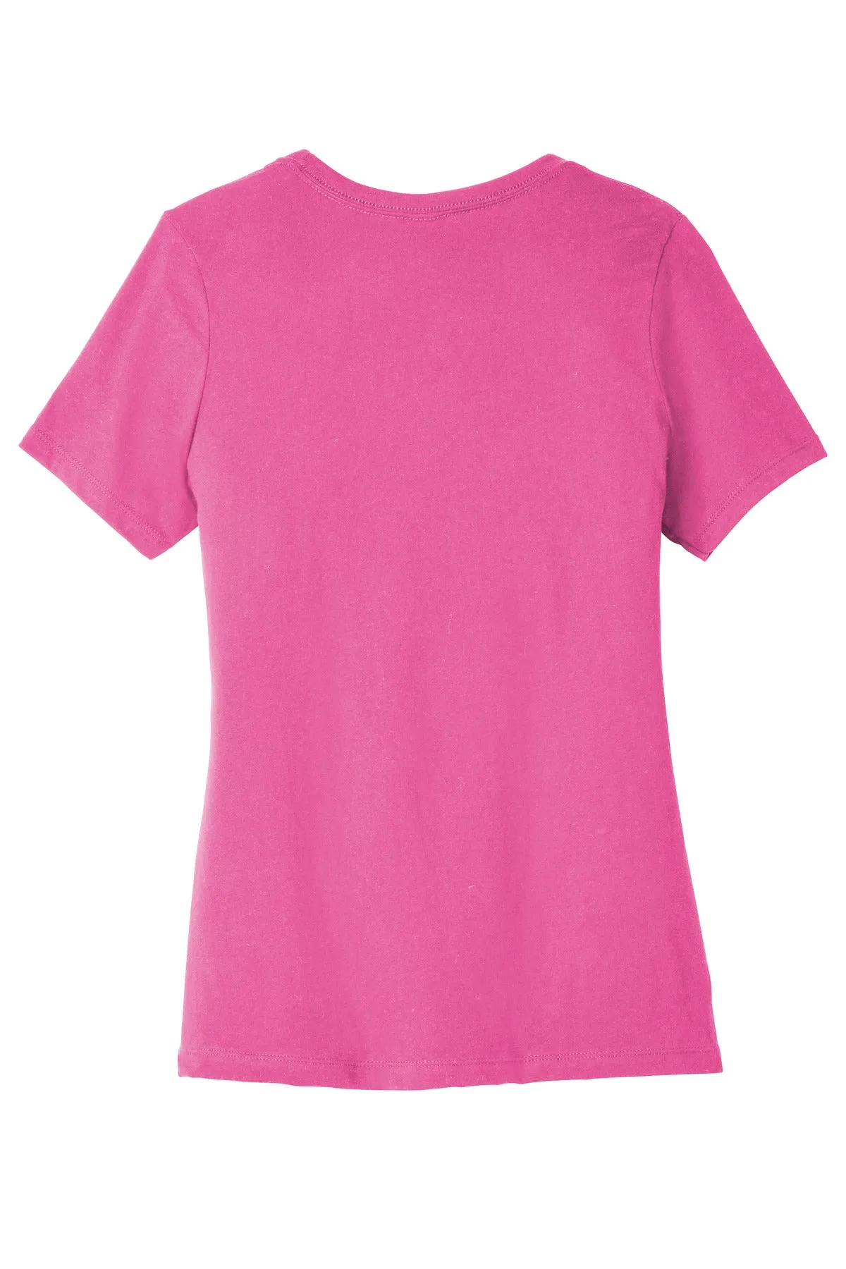 BELLA CANVAS  Women's Relaxed Jersey Short Sleeve Tee. BC6400 Charity Pink