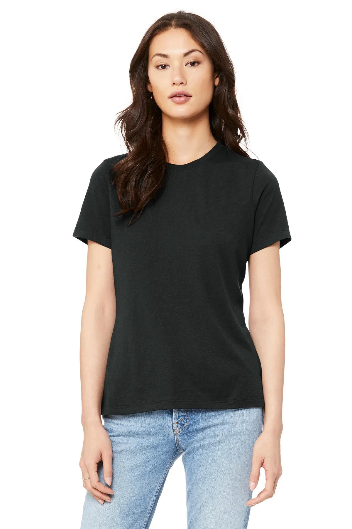 BELLA CANVAS  Women's Relaxed Jersey Short Sleeve Tee. BC6400 Vintage Black