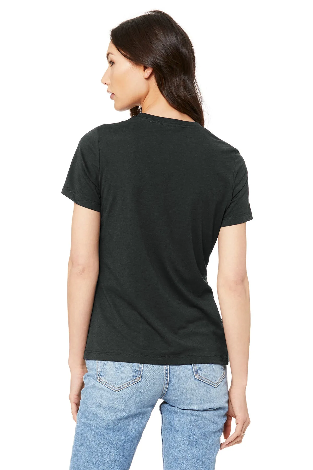 BELLA CANVAS  Women's Relaxed Jersey Short Sleeve Tee. BC6400 Vintage Black