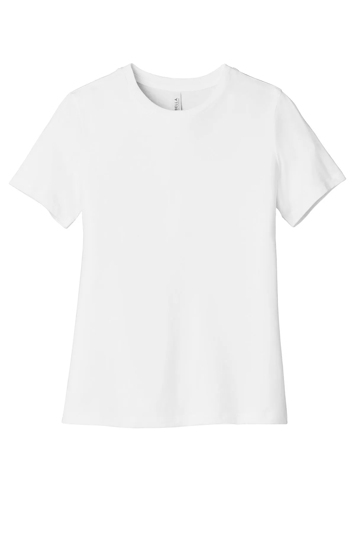 BELLA CANVAS  Women's Relaxed Jersey Short Sleeve Tee. BC6400 White
