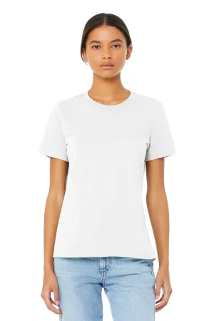 BELLA CANVAS  Women's Relaxed Jersey Short Sleeve Tee. BC6400 White