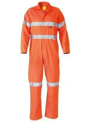 Bisley Workwear 3m Taped Hi Vis Drill Coverall BC607T8