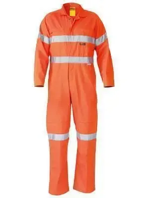 Bisley Workwear 3m Taped Lightweight Hi Vis Coverall BC6718TW