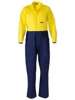 Bisley Workwear Hi Vis Drill Coverall BC6357
