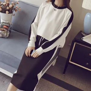 Black & White Skirts Set