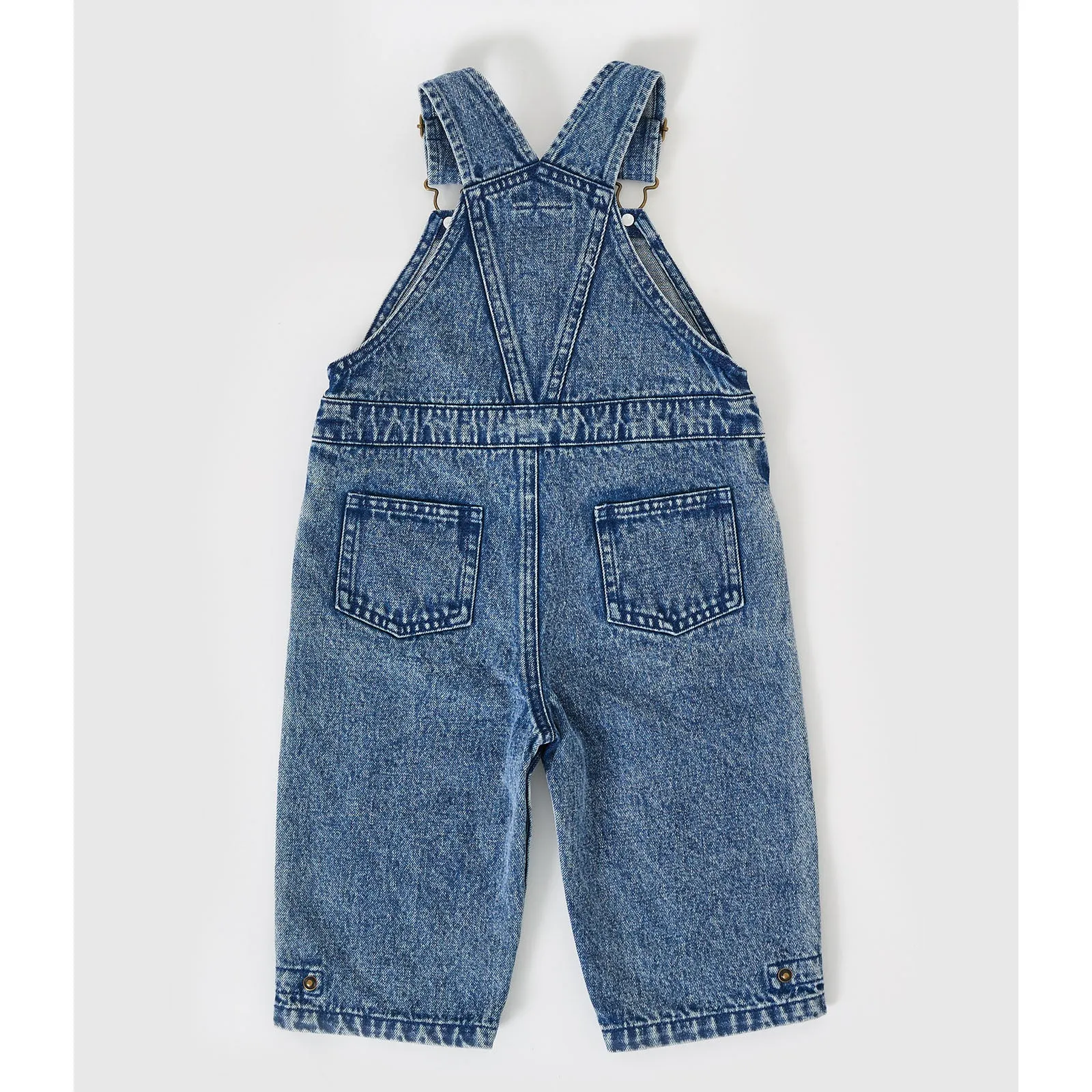 Blake Vintage Washed Denim Overalls