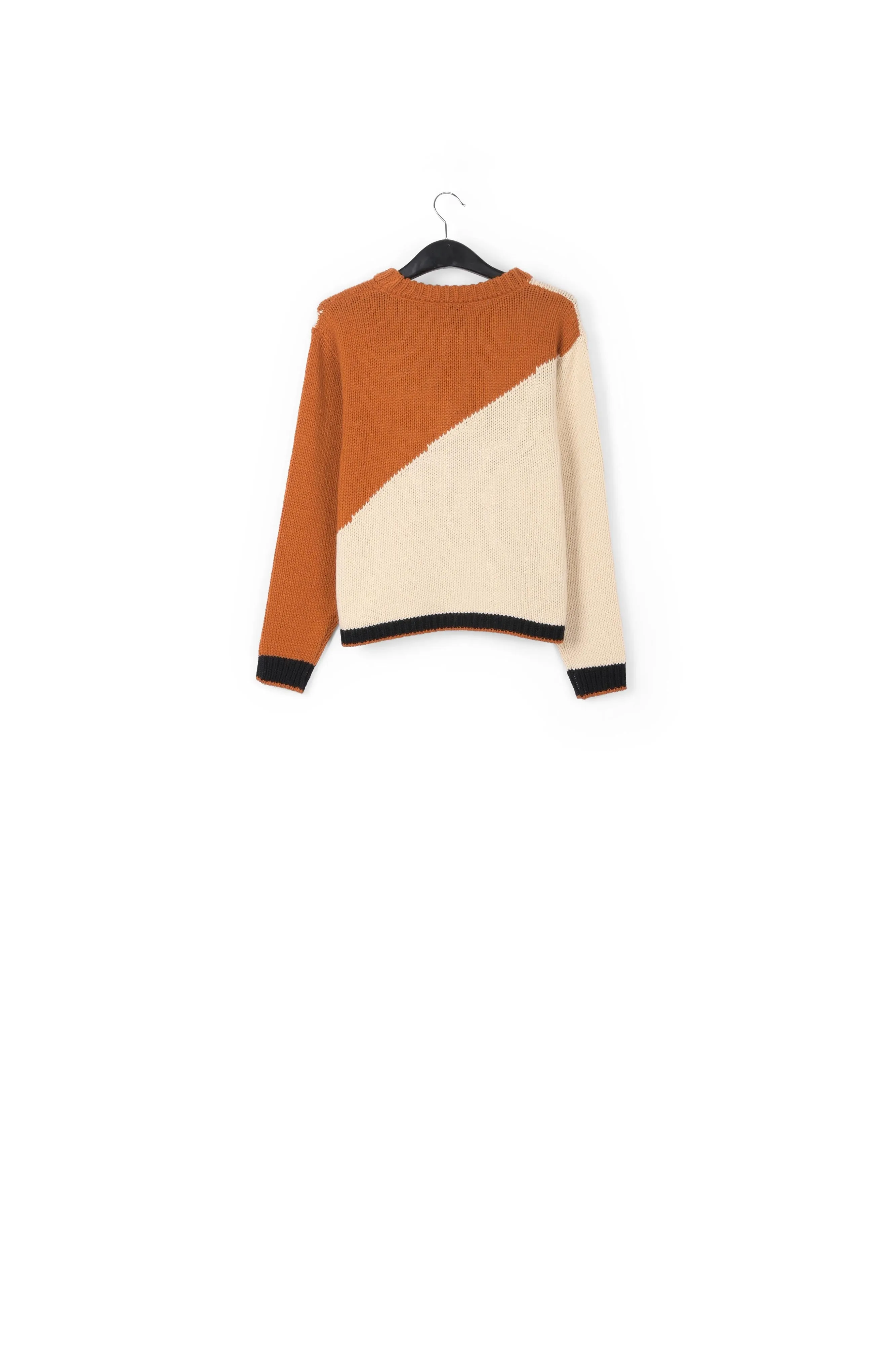 Blow up jacquard sweater