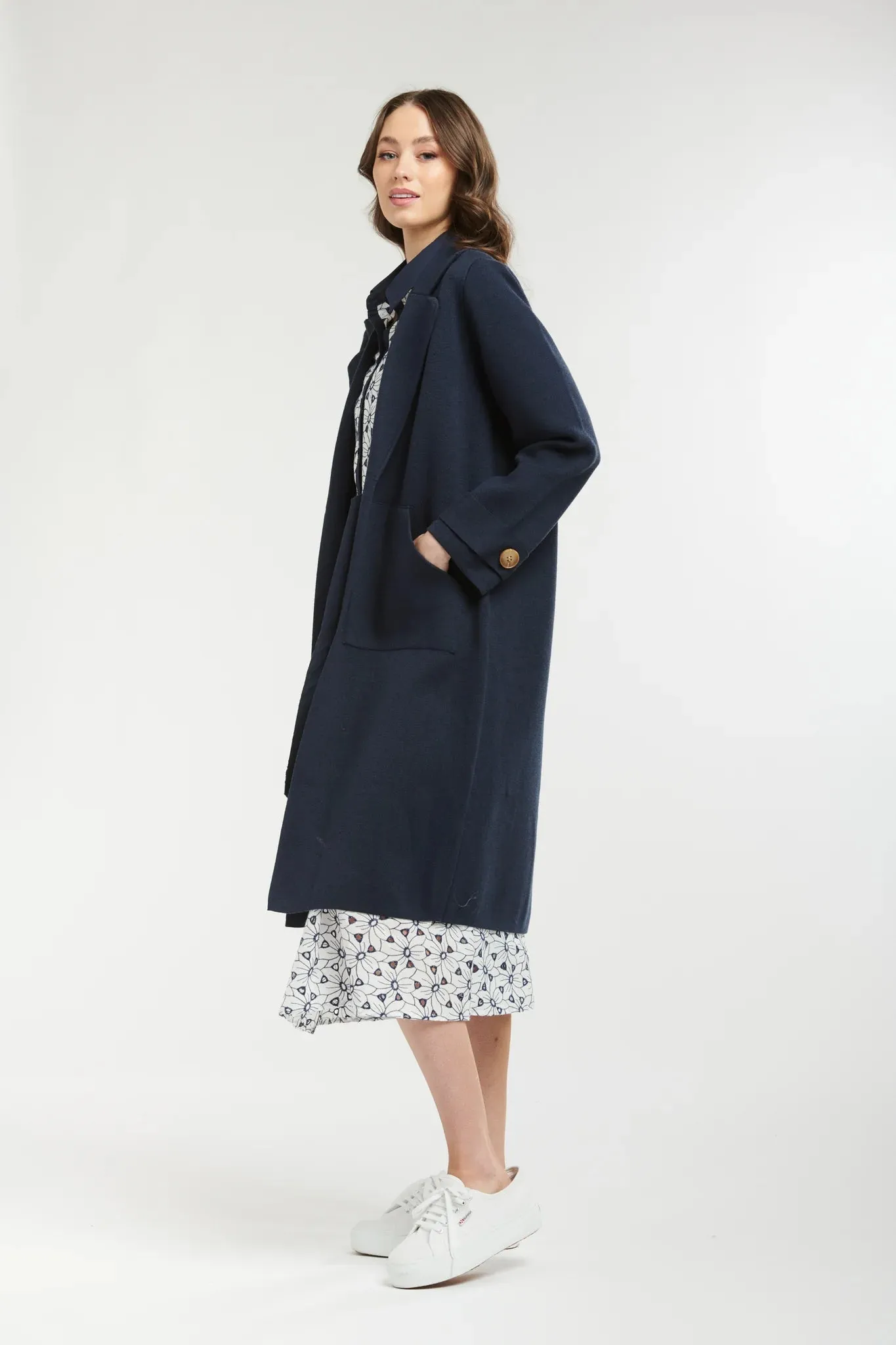 Boston Coat by 365 Days - Navy