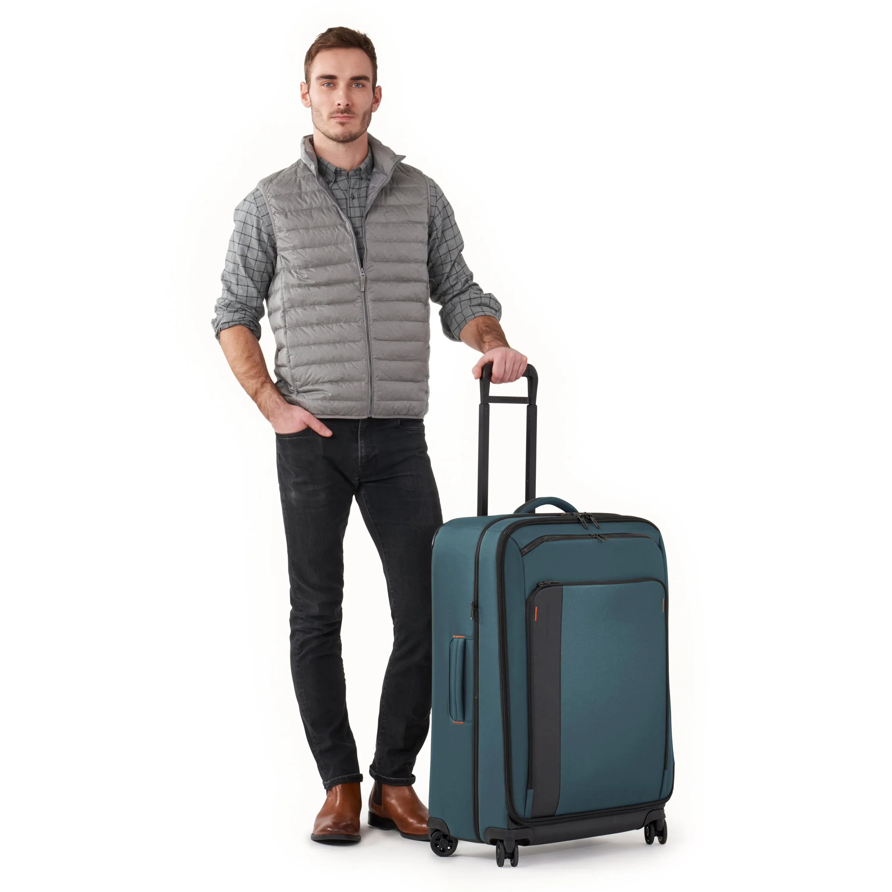 Briggs & Riley ZDX Large Expandable Spinner - Ocean Blue