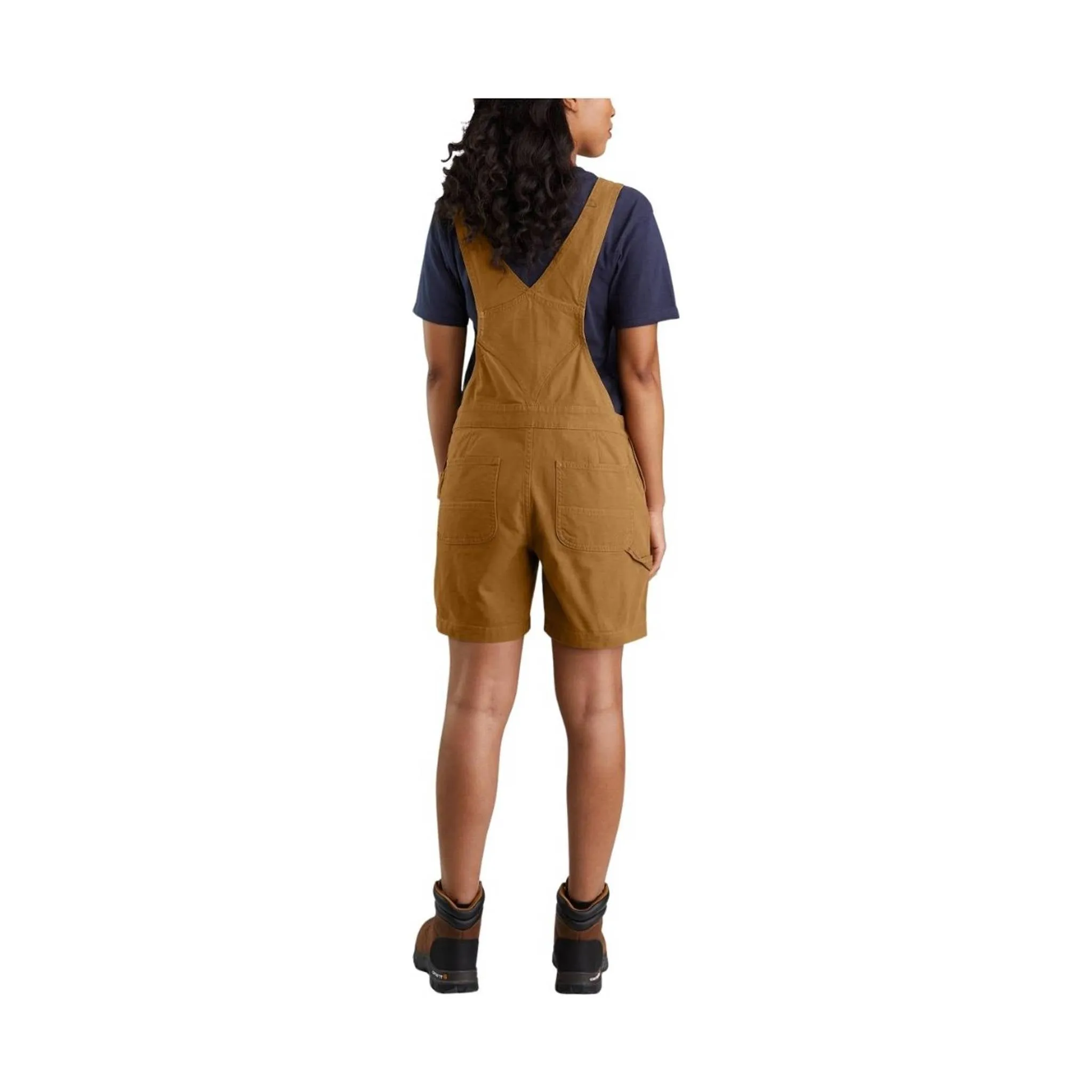 Carhartt Women's Rugged Flex Relaxed Fit Shortall - Carhartt Brown