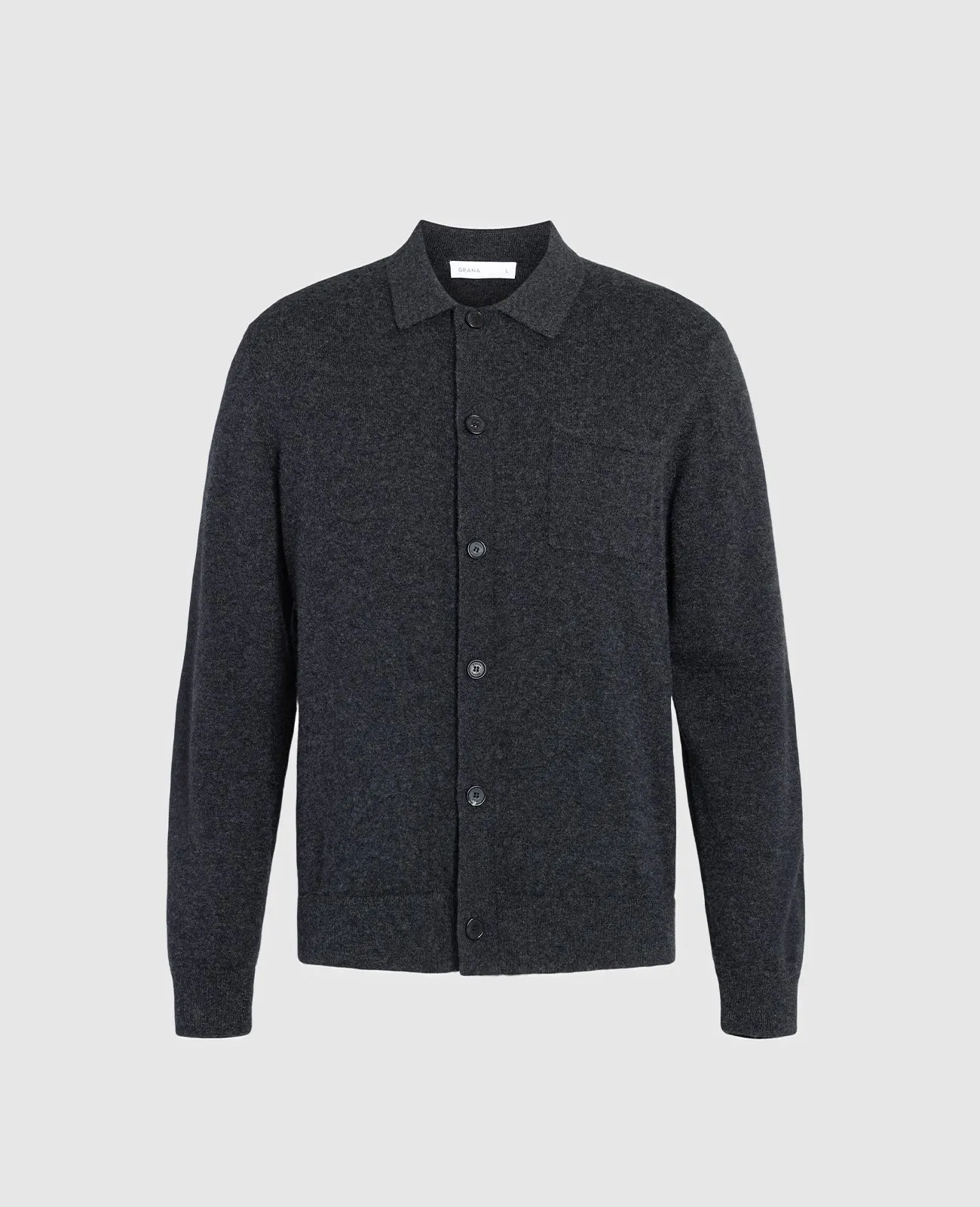 Cashmere Collar Cardigan