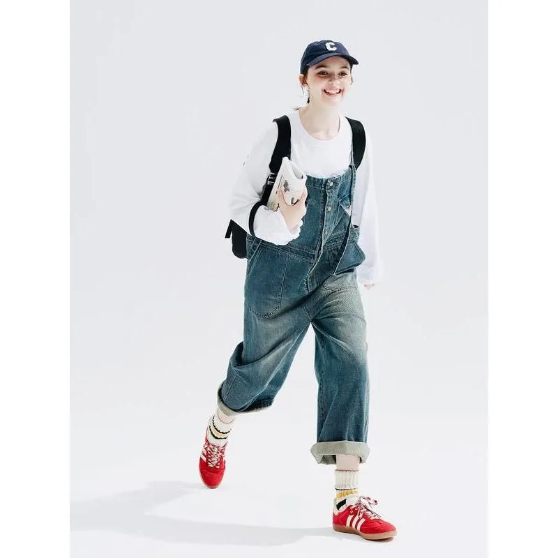 Casual Denim Overalls for Women