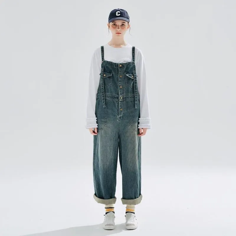 Casual Denim Overalls for Women