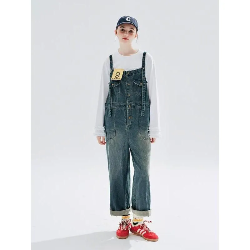 Casual Denim Overalls for Women