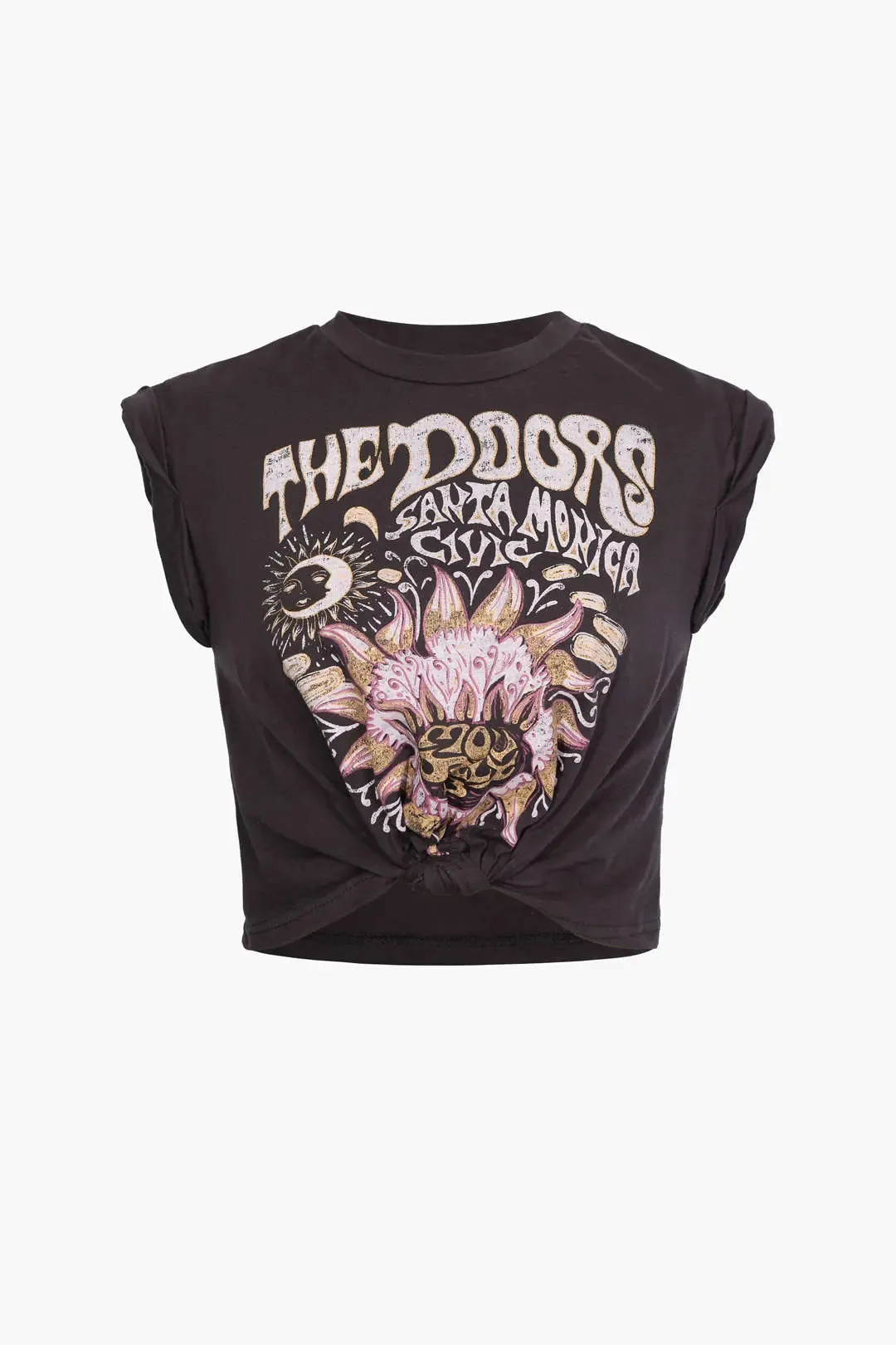 Cecilia - Floral Hem Design Woman's T Shirt
