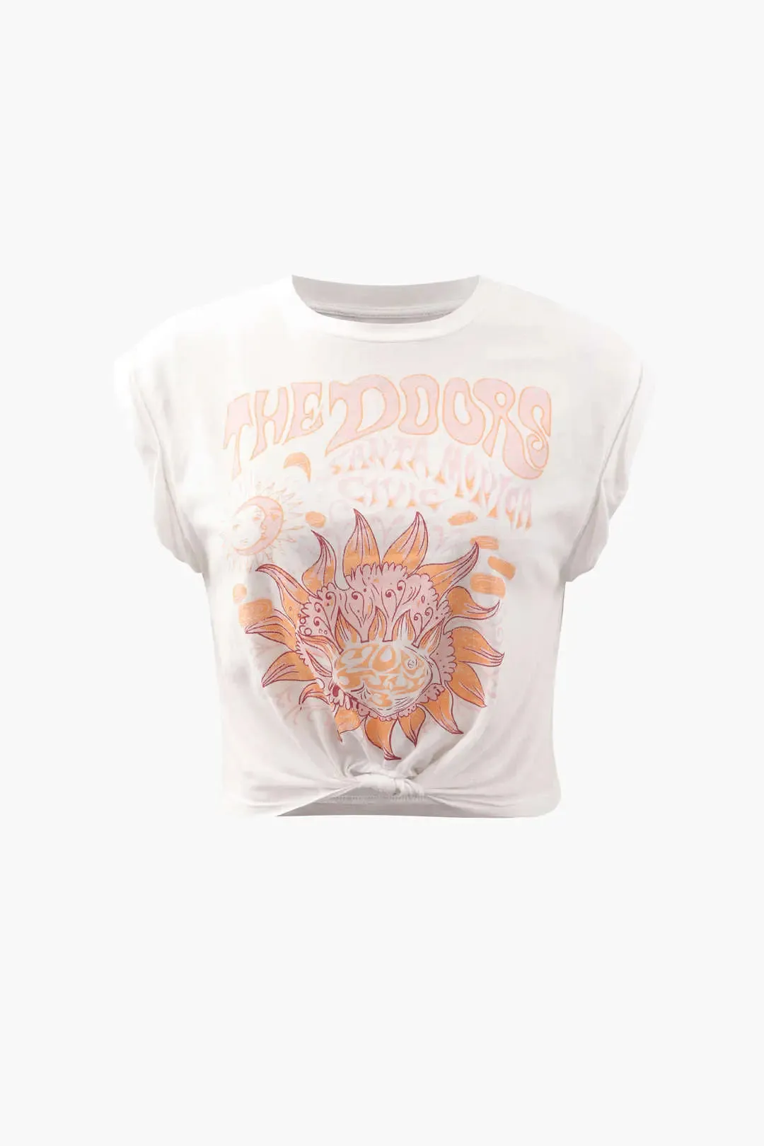 Cecilia - Floral Hem Design Woman's T Shirt
