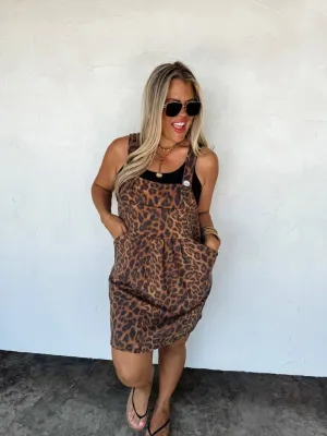 CHEETAH SKIRT ROMPER