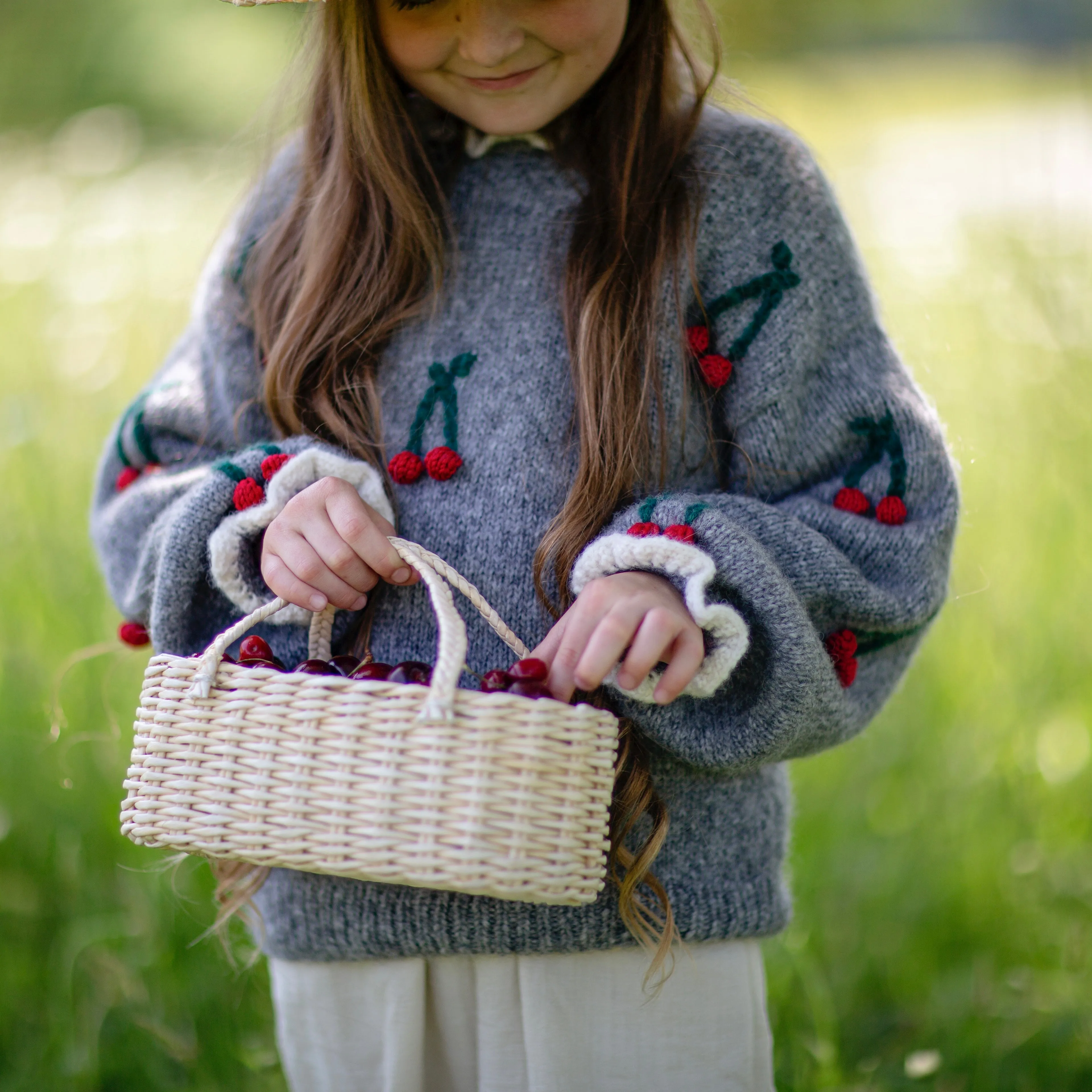 Cherries pullover | Dark grey