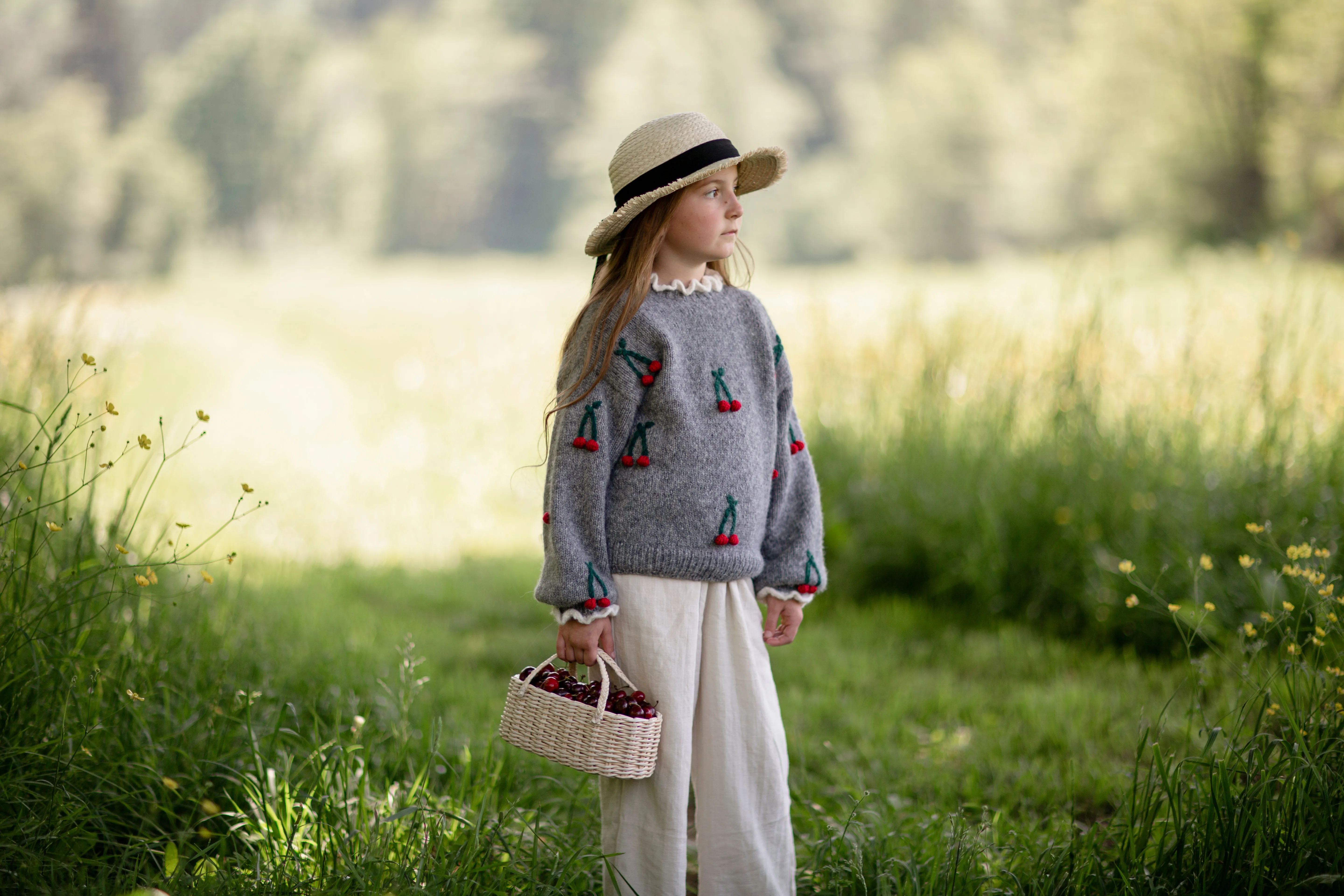Cherries pullover | Dark grey
