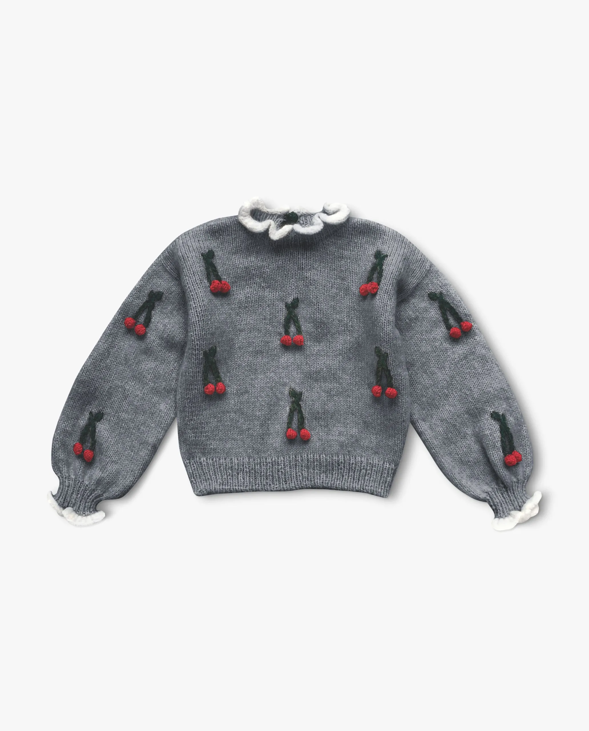 Cherries pullover | Dark grey