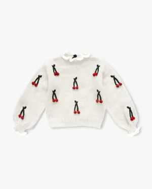 Cherries pullover | off white
