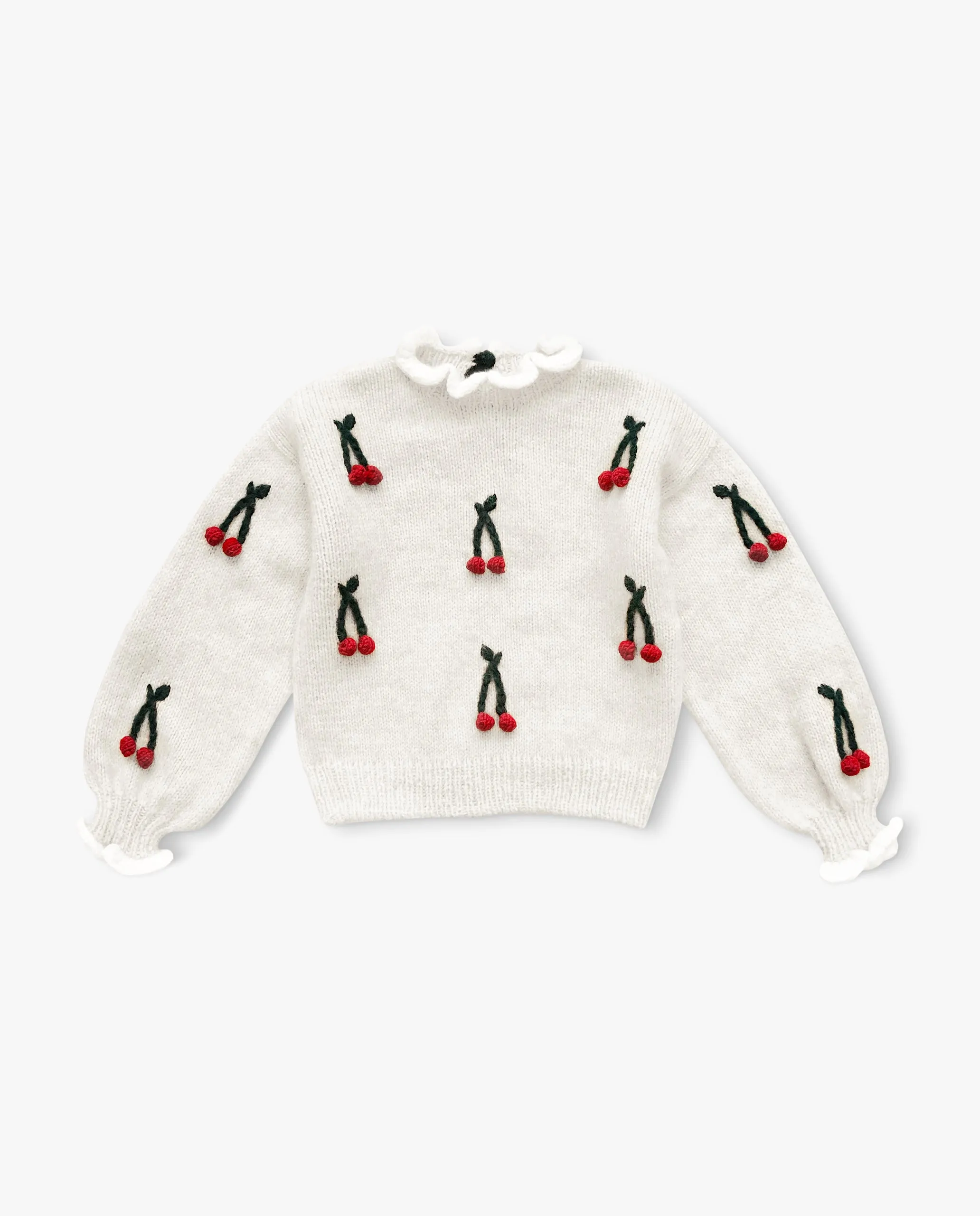 Cherries pullover | off white