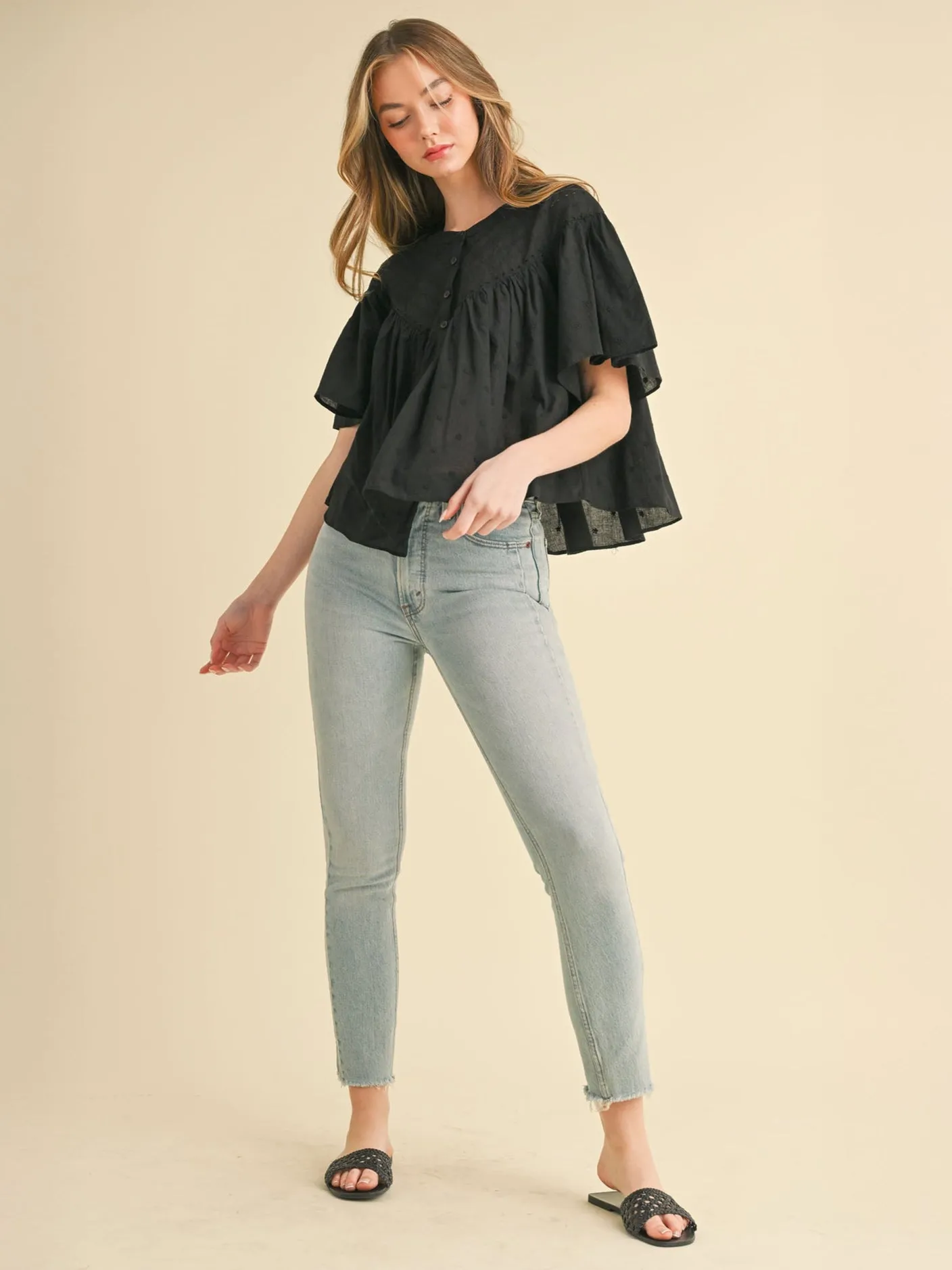 Chic Boho Emboridered Blouse