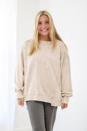 Close to Me Pullover in Ash Mocha